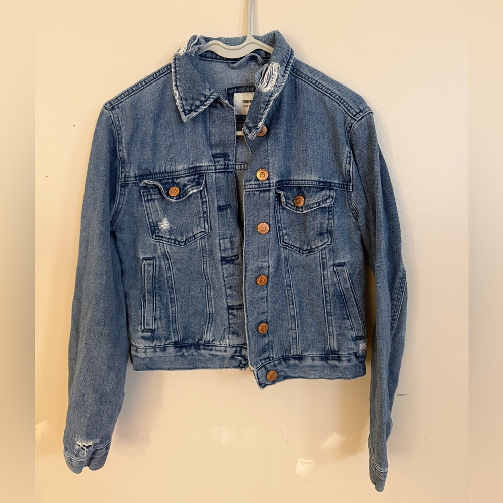 Forever 21 Light Blue Denim Jacket